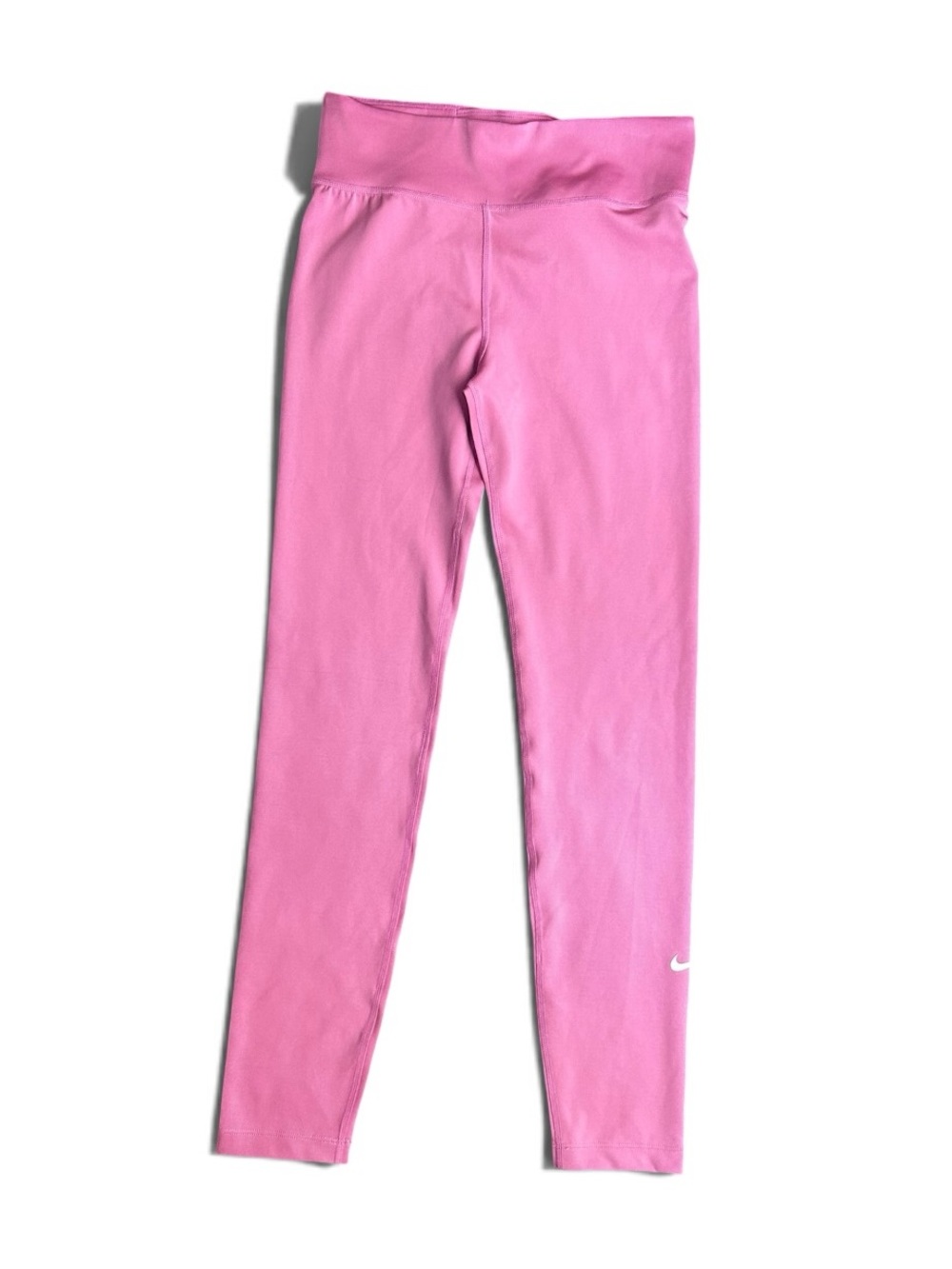 Nike Women's One Dri-FIT Seamless Front High-Waisted Pink Leggings
